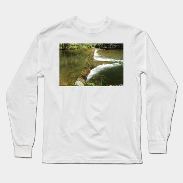 Stream drop-off Long Sleeve T-Shirt by PugDronePhotos